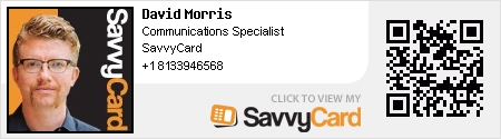 David Z. Morris email SavvyCard Signature