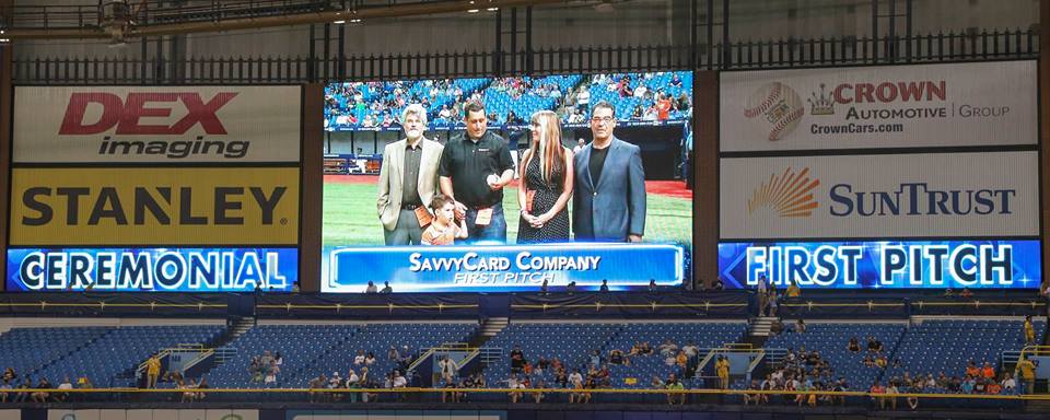 SavvyCard Executive Team at Tampa Bay Rays Game 